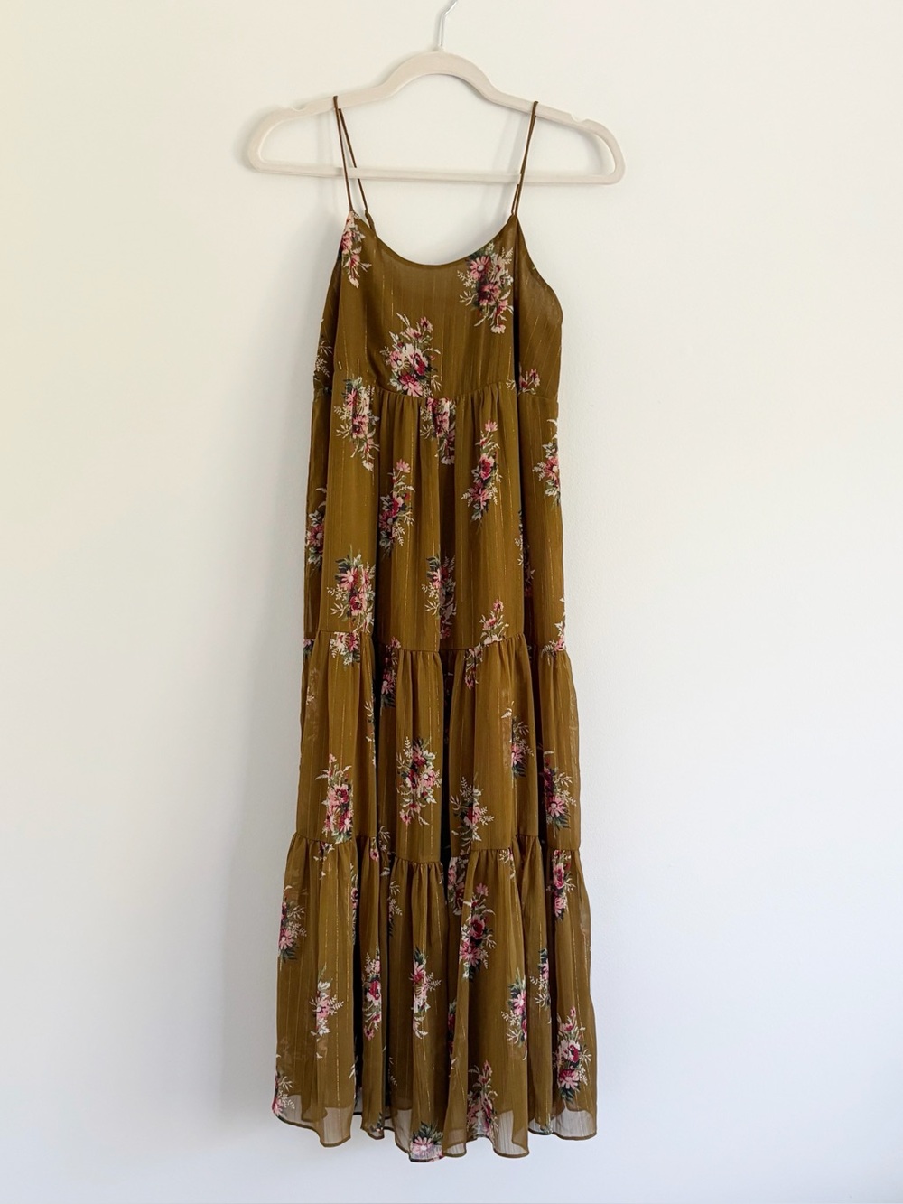 Madewell Cami Tier Midi Dress